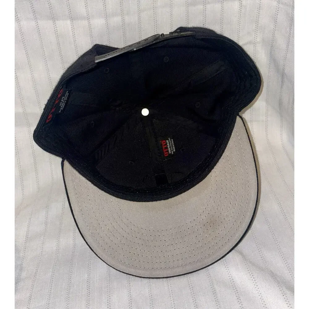 Volcom Hat Boys Black O/S Adjustable Snapback Cotton Skater Streetwear Cap